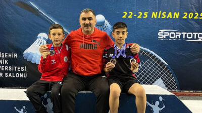 Erzincanlı U11 Badmintoncuları, Eskişehir’de düzenlenen Türkiye Şampiyonası’ndan 3 madalya ile