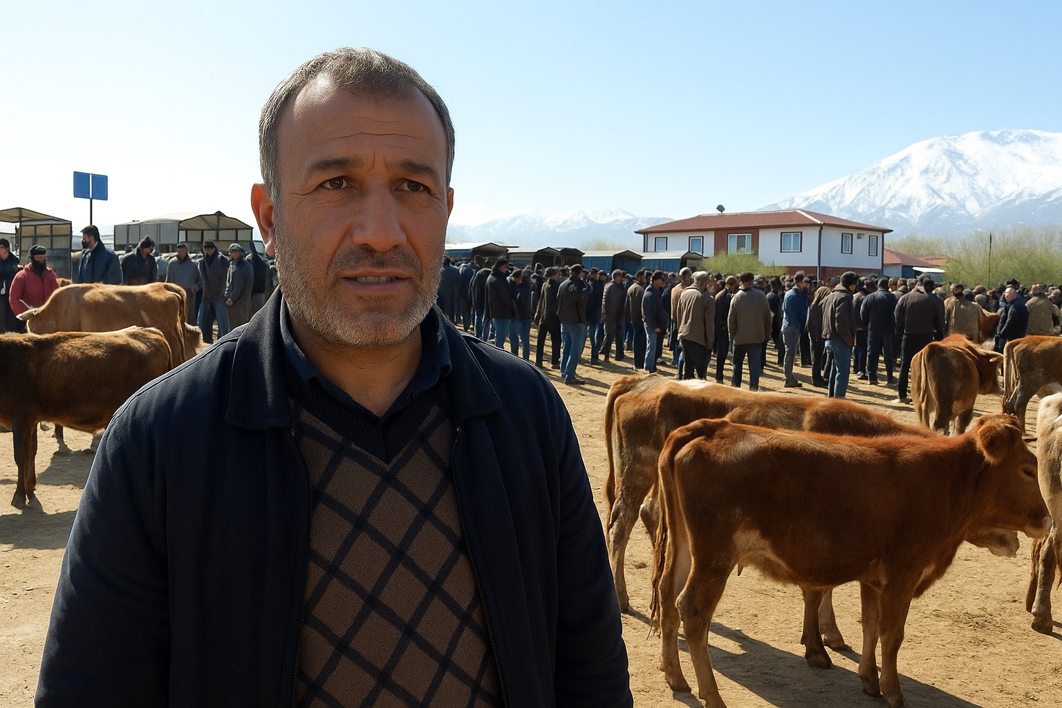 Kurban Bayramı’na sayılı günler kala Erzincan Hayvan Pazarı’nda hareketlilik artsa
