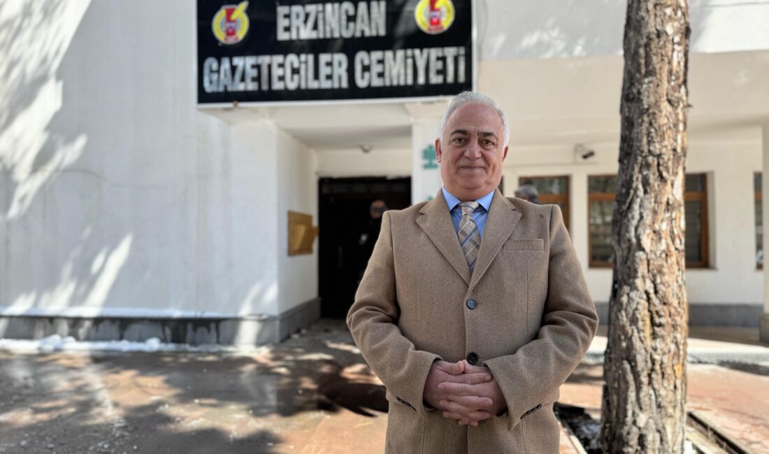 Erzincan Gazeteciler Cemiyeti’nin yeni başkanı Zeki Demirbaş, 6. Olağan Genel