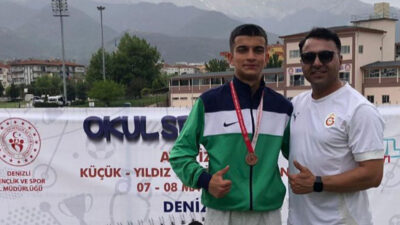 Erzincan atletizmi, ulusal düzeyde bir başarıya daha imza atarak spor