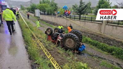 Erzincan Yanlızbağ Mahallesi’nde Gümüşhane-Kelkti yolu üzerinde meydana gelen tek taraflı