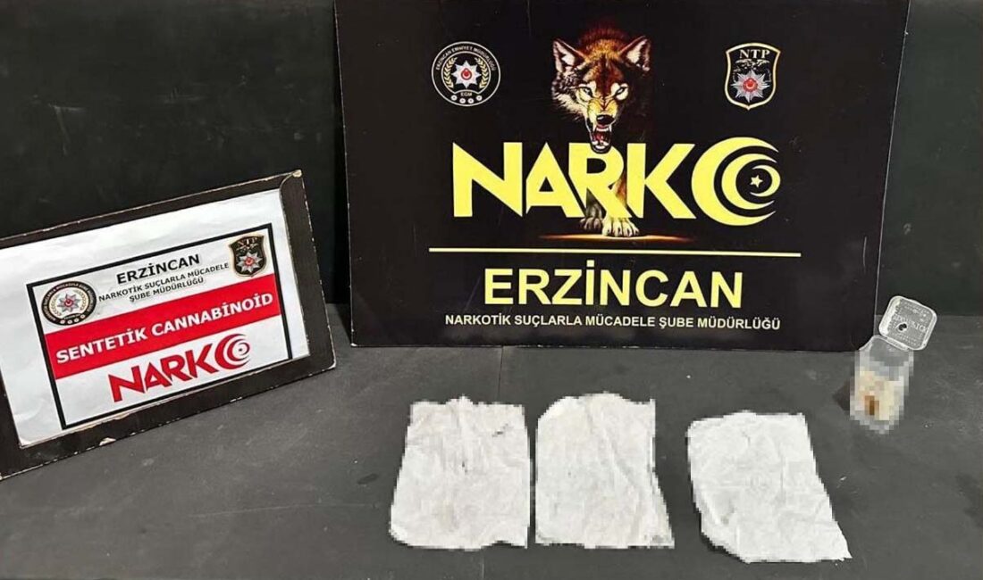 Erzincan Emniyet Müdürlüğü, uyuşturucuyla mücadelede kararlı adımlar atıyor. Akyazı Kavşağı’nda