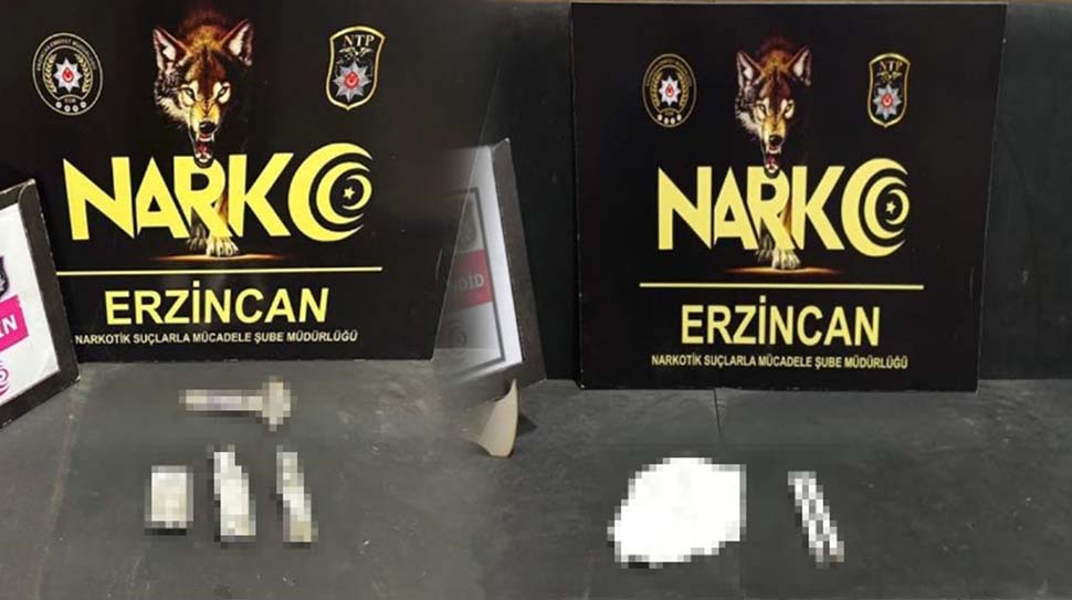 Erzincan Emniyet Müdürlüğü’nün uyuşturucuyla mücadele operasyonları hız kesmeden devam ediyor!