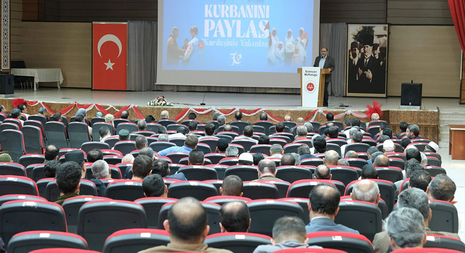 Erzincan İl Müftülüğü ev sahipliğinde düzenlenen toplantıda, 2025 yılı vekaletle