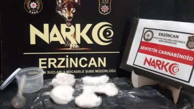 Erzincan Emniyeti, Akyazı’da 139 gram bonzai ve cam aparat ele