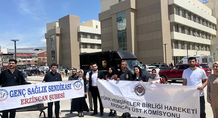 Genç Sağlık-Sen Erzincan Şubesi, 12 Mayıs Hemşireler Günü kapsamında Mengücek