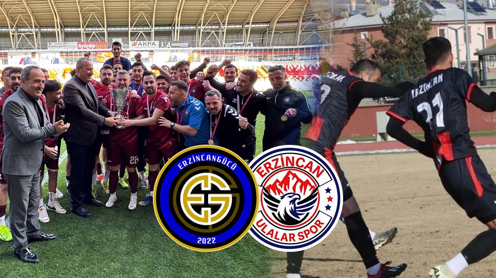 Erzincangücüspor’un şampiyonluk zaferinin ardından, Erzincan Ulalarspor ile 11 Mayıs 2025’teki