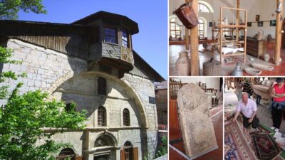 Erzincan’ın turizm incisi Kemaliye’de, tarihi bir binada yer alan Etnografya