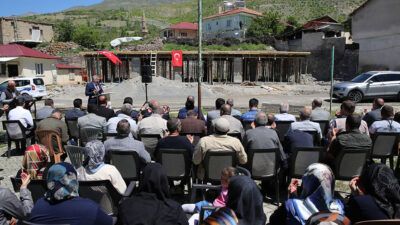 Erzincan’ın Üzümlü ilçesinde hayırsever iş insanı Çelebi Şahin tarafından yaptırılmaya