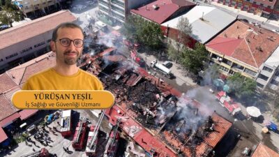 Buğday Meydanı’nda çıkan yangın sonrası konuşan Uzman Yürüşan Yeşil, yaz