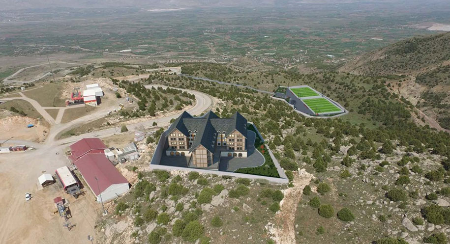 Erzincan Ergan Dağı’nda inşa edilen Yüksek İrtifa Kamp Merkezi, 2025