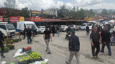 Önceki gün Buğday Meydanı’nda meydana gelen yangın, bölge esnafını olumsuz