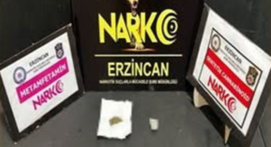 Erzincan’da polis ekipleri tarafından yapılan çalışmalar sonucunda, 1,32 gram Sentetik