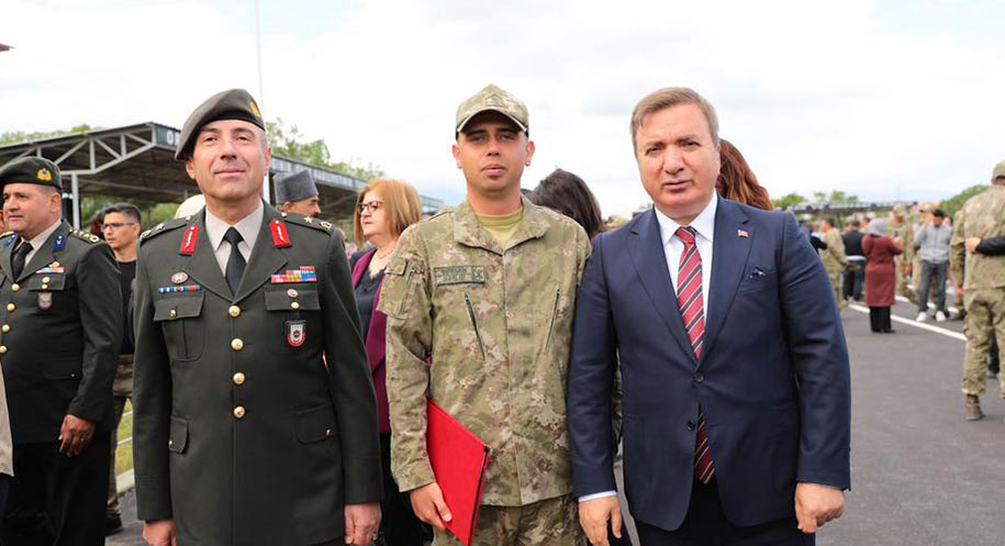 Erzincan’da, 59’uncu Havan ve Topçu Eğitim Tugay Komutanlığında 2504. Dönem
