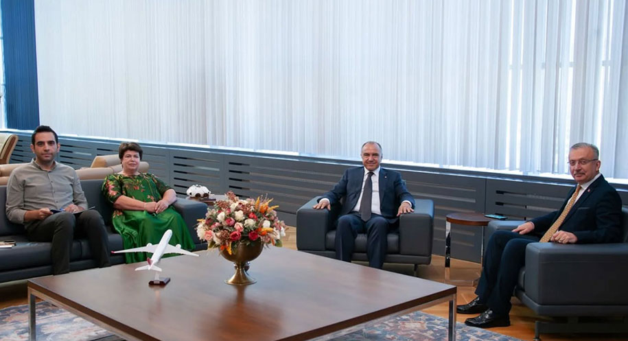 Arnavutluk Ankara Eski Büyükelçisi H.E. Genci Muçaj ve eşi, Erzincan