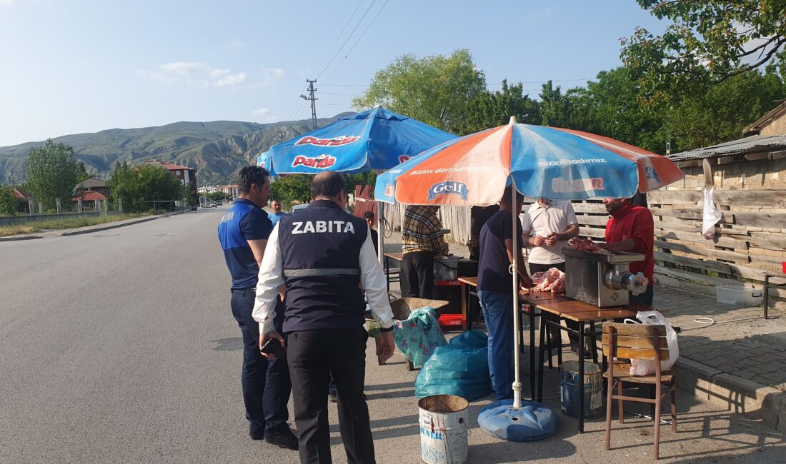 Erzincan Belediyesi Zabıta Müdürlüğü, Kurban Bayramı süresince vatandaşların huzur ve