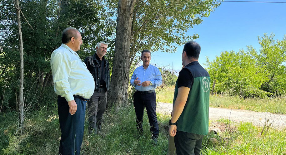 Erzincan’da kırsal altyapının güçlendirilmesi ve sürdürülebilir içme suyu temini çalışmalarına