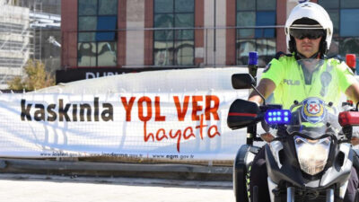 Erzincan Emniyet Müdürlüğü, motosiklet ve motorlu bisiklet kullanıcılarına yönelik uygulamalı