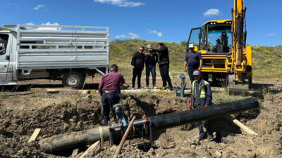 Otlukbeli ilçesinde çiftçilere büyük kolaylık sağlayan kapalı/basınçlı sulama sistemindeki arızalar,