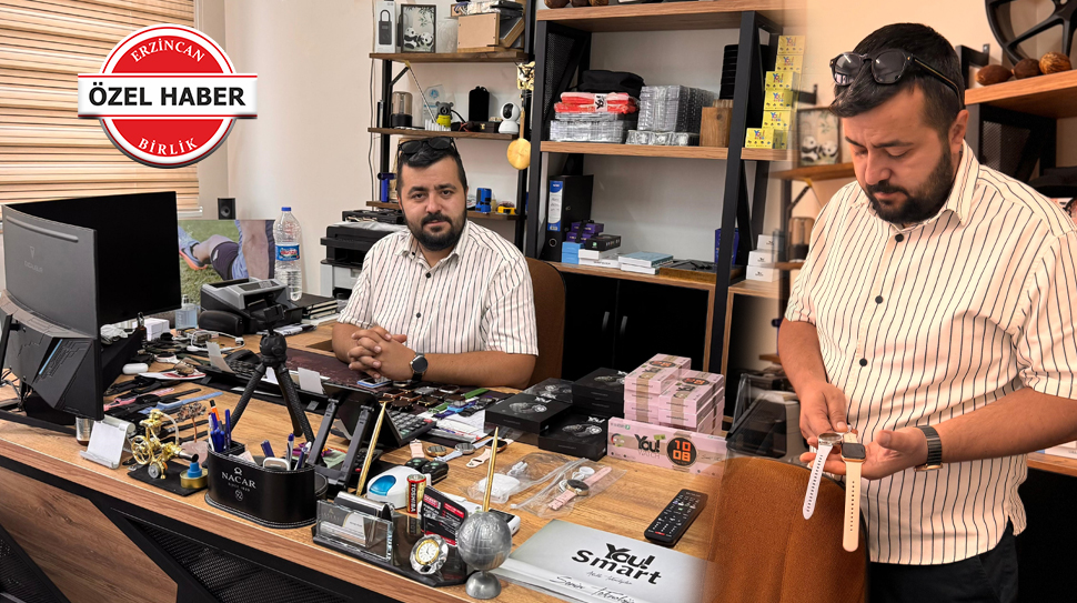 Babasından devraldığı saatçilik mesleğini teknolojiyle harmanlayan Ahmet Çağrı Aslay, Erzincan’dan