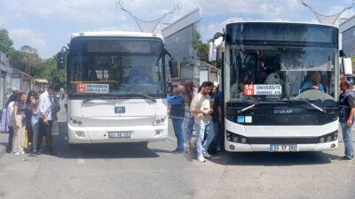 Erzincan Belediyesi, sınav döneminde üniversite öğrencilerinin ulaşım sorunlarını en aza