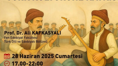 Erzincan Binali Yıldırım Üniversitesi Bilim İletişim Ofisi, aşıklık geleneğini bilimsel