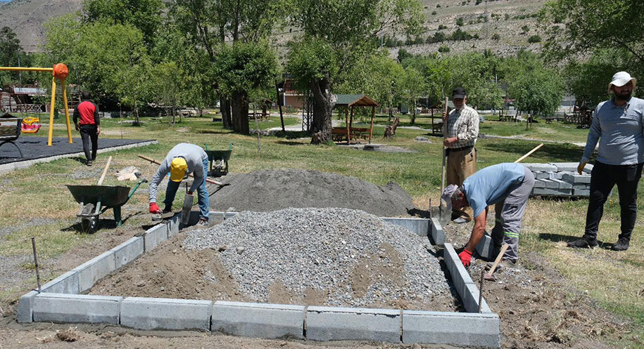 Erzincan Belediyesi, kent halkının dinlenme, eğlenme ve doğayla iç içe