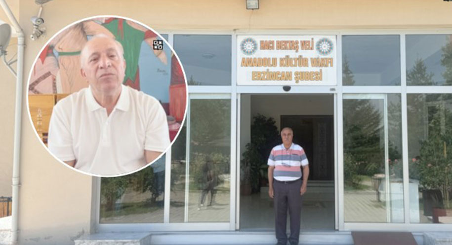 Hacı Bektaş Veli Anadolu Kültür Vakfı Erzincan Şube Başkanı Sadık Düzgün,