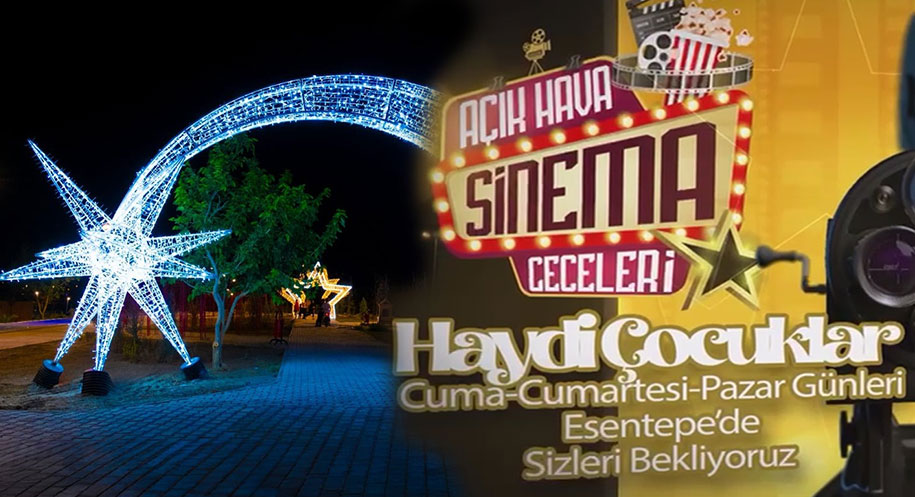 Erzincan Esentepe’de 4-6 Temmuz tarihleri arasında ücretsiz Açık Hava Sinema
