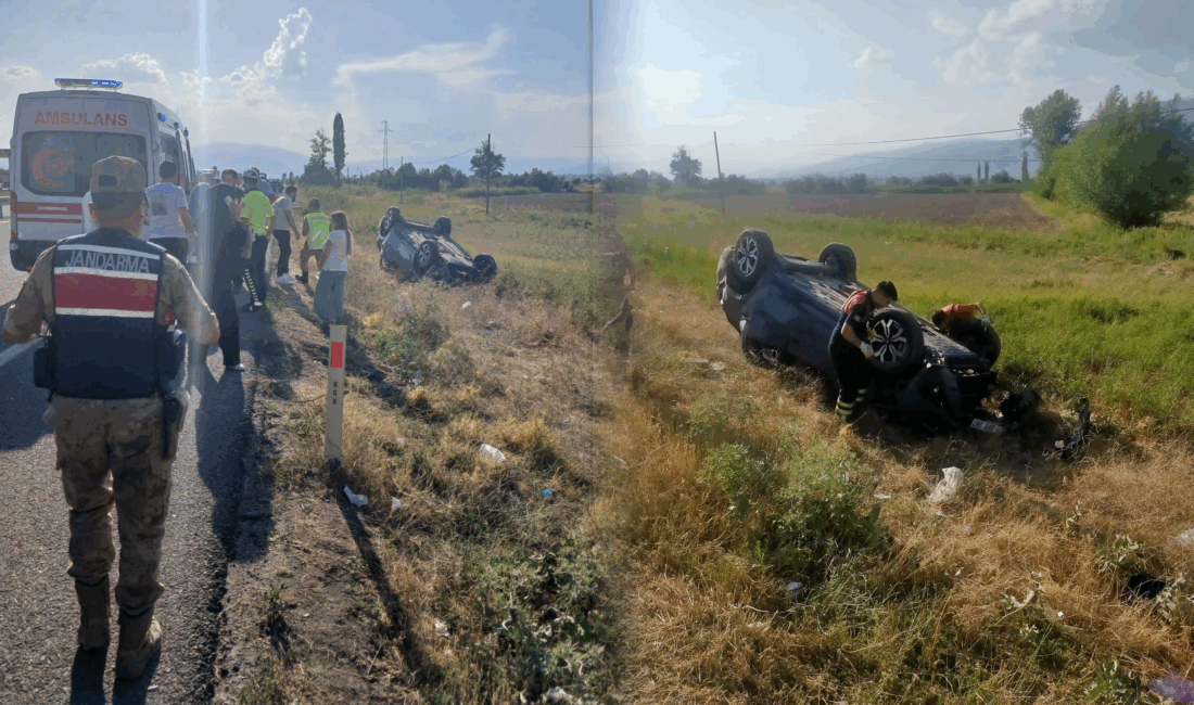 Erzincan’da meydana gelen trafik kazasında, Elazığ’daki bir nişan töreninden dönen