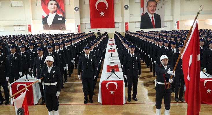 Erzincan Polis Meslek Eğitim Merkezinde (Pomem) Eğitimlerini Tamamlayan 449 Öğrenci