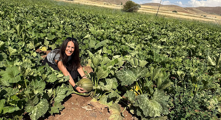  Erzincan’ın tarım potansiyeli yüksek ilçelerinden biri olan Tercan’da ürün çeşitliliği