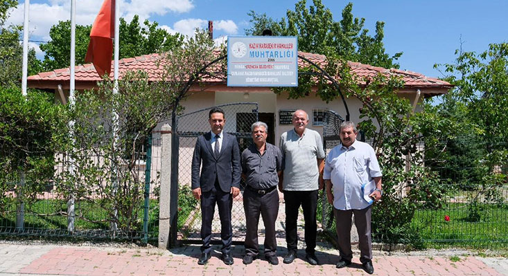 Erzincan Belediye Başkan Yardımcısı Serkan Özger ve Muhtarlık İşleri Müdürü
