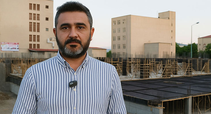 Erzincan’ın Kızılay Mahallesi’nde sürdürülen kentsel dönüşüm çalışmaları kapsamında yoğun bir
