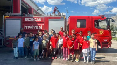 Erzincan Belediyesi İtfaiye Müdürlüğü, bu kez geleceğin bilinçli bireylerini ağırladı.