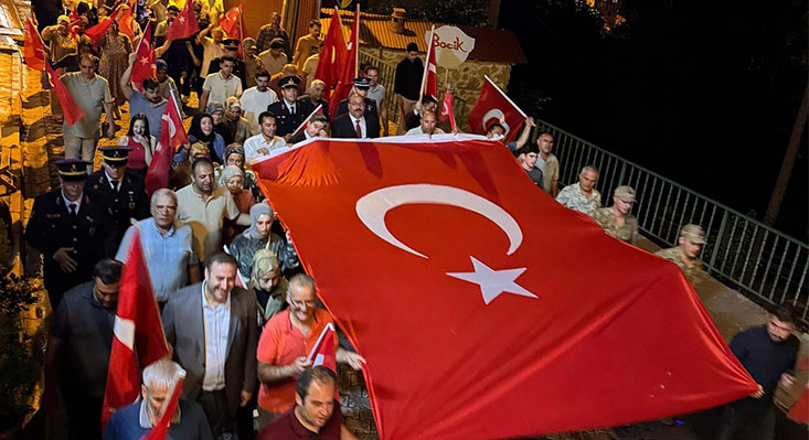 15 Temmuz Demokrasi ve Millî Birlik Günü kapsamında Erzincan’ın Kemaliye