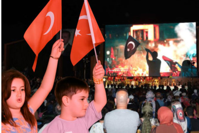 15 Temmuz Demokrasi ve Millî Birlik Günü dolayısıyla Erzincan Dörtyol