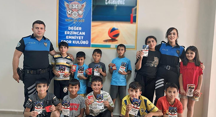 Erzincan İl Emniyet Müdürlüğü’nün “Değer Erzincan Spor Kulüpleri” projesi kapsamında