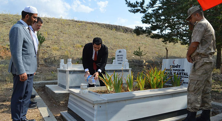 Erzincan’ın Kemah ilçesinde, 15 Temmuz Demokrasi ve Milli Birlik Günü