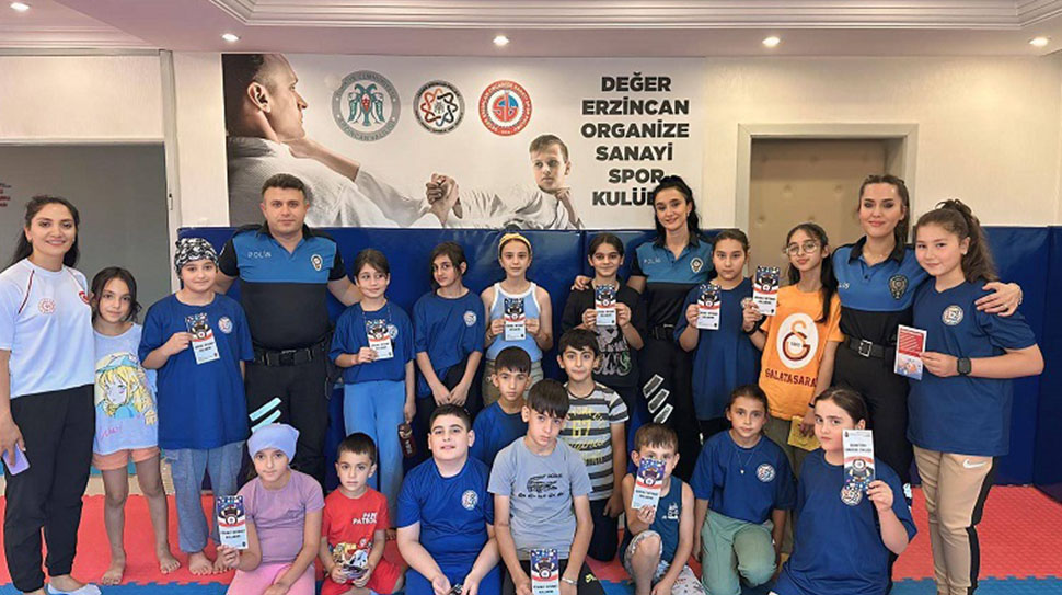 Erzincan İl Emniyet Müdürlüğü Toplum Destekli Polislik Şube Müdürlüğü ekipleri,