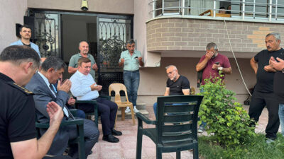 Erzincan Valisi Hamza Aydoğdu, milletvekili Süleyman Karaman ve Belediye Başkanı