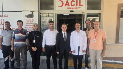 Erzincan İl Sağlık Müdürü Dr. Cihan Tekin, sağlık hizmetlerinin yerinde