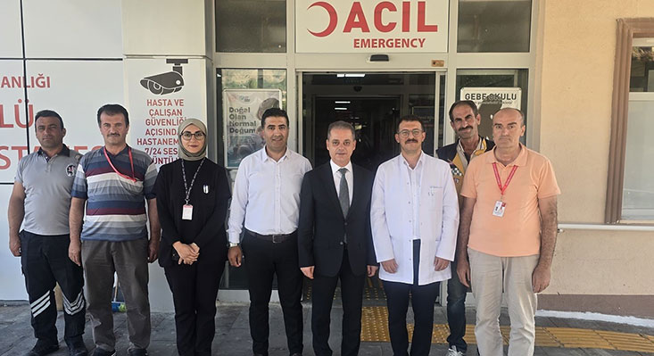 Erzincan İl Sağlık Müdürü Dr. Cihan Tekin, sağlık hizmetlerinin yerinde