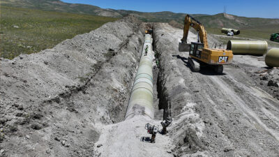 Erzincan’da yürütülen Turnaçayırı Barajı Sulaması projesiyle toplam 149 bin dekar