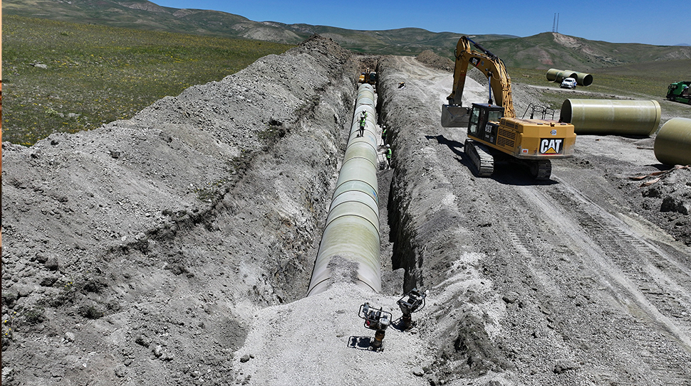 Erzincan’da yürütülen Turnaçayırı Barajı Sulaması projesiyle toplam 149 bin dekar