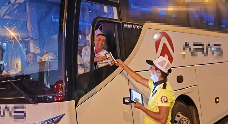 Erzincan İl Emniyet Müdürlüğü’ne bağlı Refahiye Bölge Trafik Denetleme İstasyon
