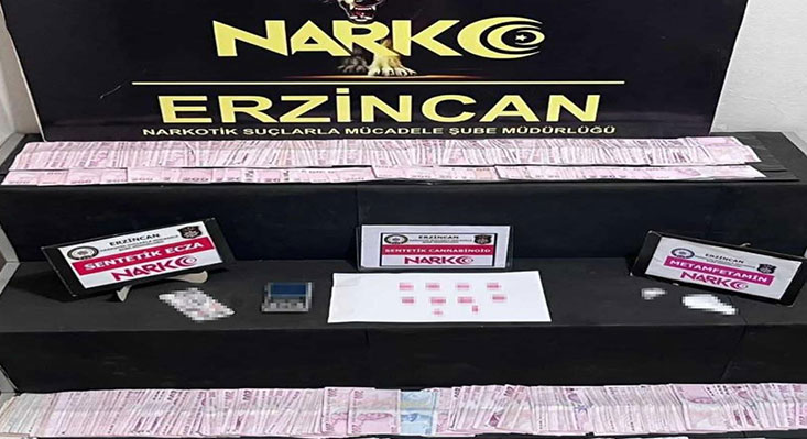 Erzincan’da uyuşturucu operasyonunda 2 kişi tutuklandı. Erzincan İl Emniyet Müdürlüğü