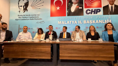 CHP’nin 81 ilde başlattığı saha çalışmaları kapsamında Malatya’ da bulunan