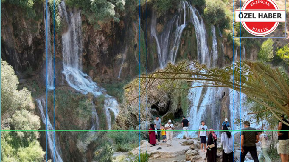 Erzincan’da “Doğal Sit-Nitelikli Doğal Koruma Alanı” olarak tescillenen Girlevik Şelalesi,