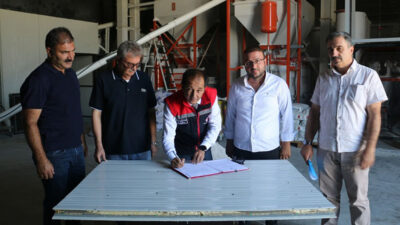 Erzincan’da tarım yatırımlarına bir yenisi daha eklendi. Büyük Çakırman Köyü’nde